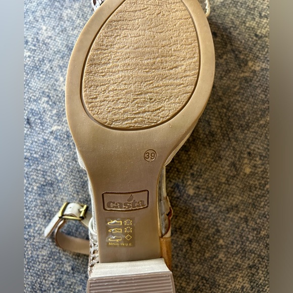 Sundance Casta Brand Metallic Sandals - Picture 5 of 5